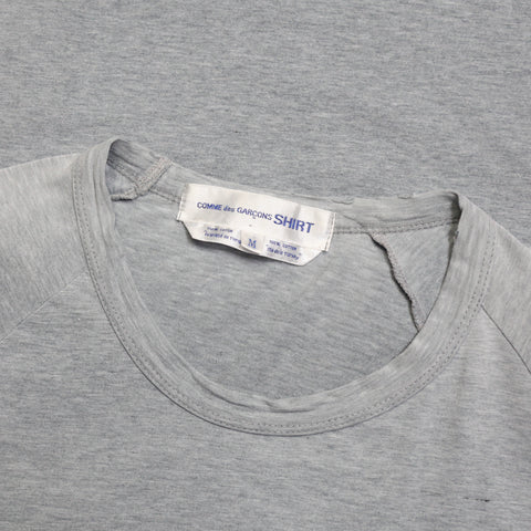 専用00s COMME des GARCONS SHIRTT-shirt Comme des Garcons 00's Short Sleeve T-Shirt Full Zip Used
