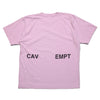 Cav Empt Pink Graphic Print T-Shirt circa 2010's