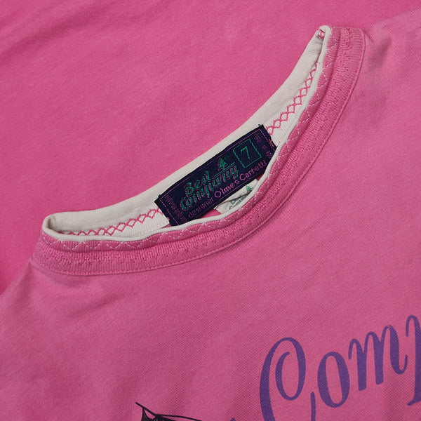 Best Company Pink Sailing T-Shirt circa 1980's