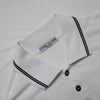 Stone Island White Polo T-Shirt circa 2000's