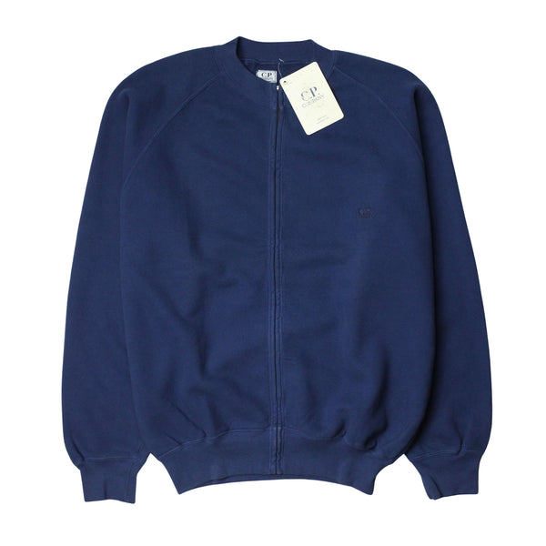 CP Company Ideas From Massimo Osti SS 93 SAMPLE Navy Crew Neck Zip Up Sweatshirt