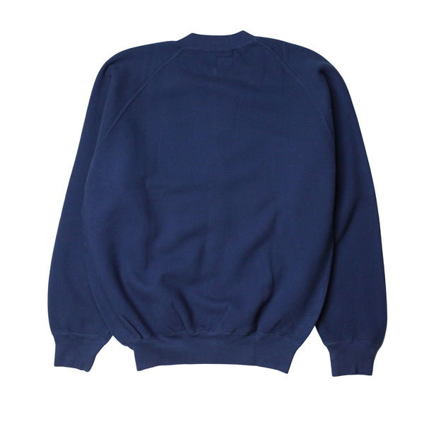 CP Company Ideas From Massimo Osti SS 93 SAMPLE Navy Crew Neck Zip Up Sweatshirt