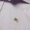 Burberry London Lilac Nova Check Details Long Sleeve Shirt circa 2000's