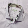 Burberry London Lilac Nova Check Details Long Sleeve Shirt circa 2000's