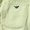 Armani Jeans Yellow Denim Jeans circa 1990's