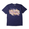 TOO HOT Stripes Navy Garment Dyed T-Shirt