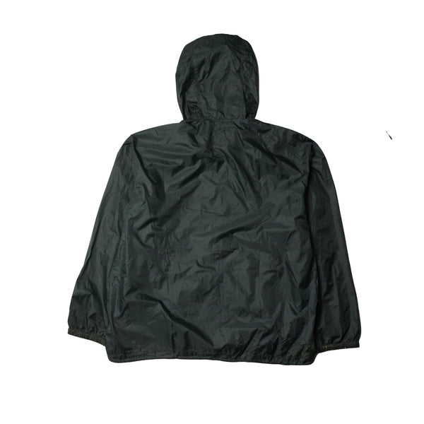 Boneville Green Embroidered Zip Up Windbreaker Jacket circa 1990's