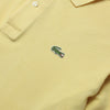 Chemise Lacoste Yellow Long Sleeve Polo Shirt circa 1980's