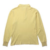 Chemise Lacoste Yellow Long Sleeve Polo Shirt circa 1980's