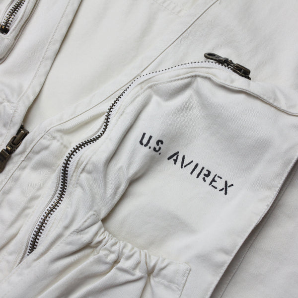 Vintage Avirex U.S.A. Cotton Utility Tactical Vest circa 1990's