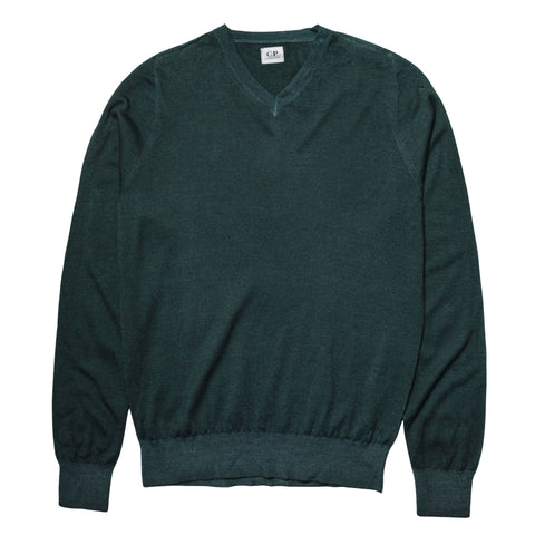 低価格 FINE GREEN COMPANY CP KNIT 2000'S CIRCA JUMPER KNIT NECK V トップス