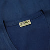 Chemise Lacoste Blue V Neck Fine Knit Sweatshirt circa 1980's
