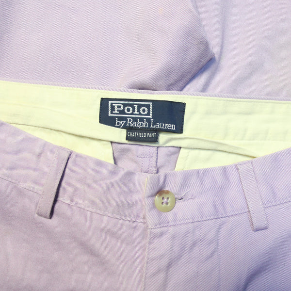 Ralph Lauren Polo Lilac Chatfield Pant Chino circa 2000's