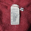 CP Company AW 1992 Ideas from Massimo Osti Red Fine Knit V Neck Knit Jumper circa 1980's