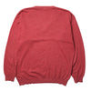 CP Company AW 1992 Ideas from Massimo Osti Red Fine Knit V Neck Knit Jumper circa 1980's