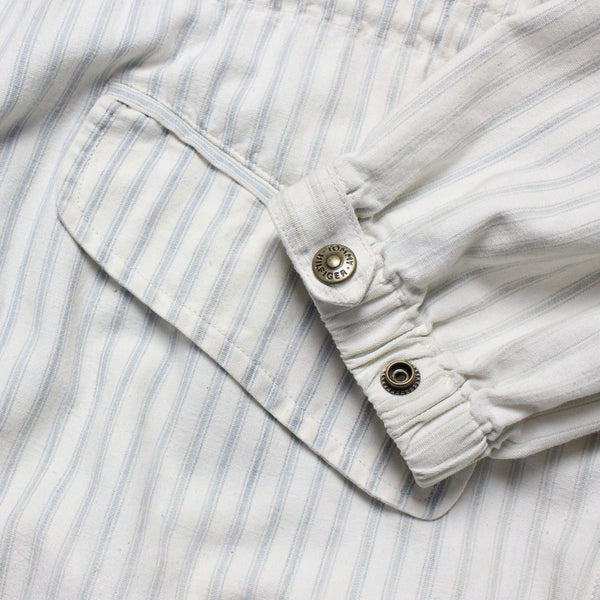 Tommy Hilfiger Lightweight Pinstripe Parka Jacket circa 1990's