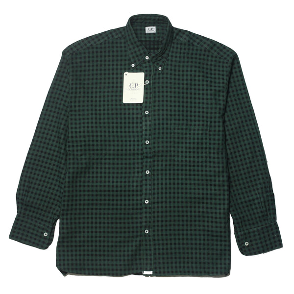 CP Company SS 1993 Ideas From Massimo Osti Green Check Shirt