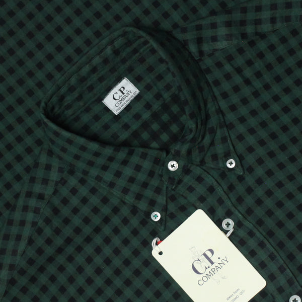 CP Company SS 1993 Ideas From Massimo Osti Green Check Shirt