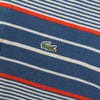 Lacoste Striped Pique Cotton Polo Shirt circa 2000's