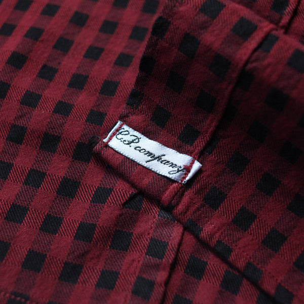 CP Company SS 1993 Ideas From Massimo Osti Red & Black Check Shirt