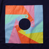 TOO HOT Swirl Print Navy Garment Dyed T-Shirt