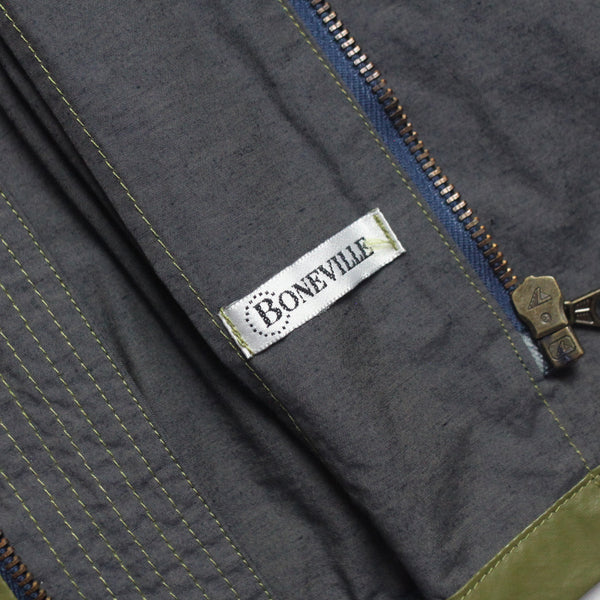 Vintage Boneville BNV SS 92 Olive Green Coated Jacket