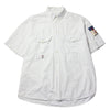 Iceberg White Legion Etranger Short Sleeve Shirt circa 1980's