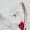 Lacoste White Panelled Polo Shirt circa 1990's