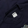 Moschino Jeans Navy Shakespeare Sweatshirt circa 1980's