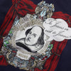 Moschino Jeans Navy Shakespeare Sweatshirt circa 1980's